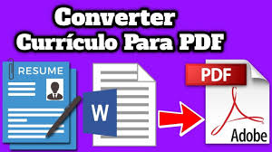 convert curriculum to pdf on mobile