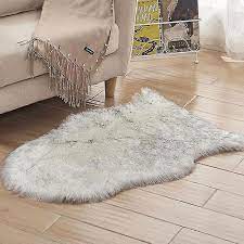 soft sheepskin fluffy faux fur carpet