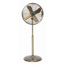 oscillating antique br stand fan