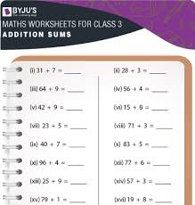 Maths Worksheet For Class 3