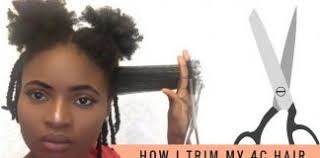 Trimming basically involves cutting off dead ends, split ends or single strand knots. Trimming Natural Hair Archives Everything Natural Hair
