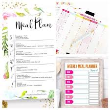 20 free printable meal planners a