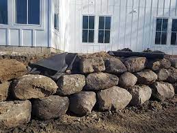 boulder retaining walls the retaining