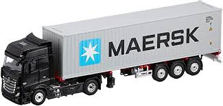 O transporte de container é uma das modalidades mais usadas na logística , visto que esses compartimentos possuem o. Amazon Co Jp Mini Gt 1 64 Mercedes Benz Acros 40 Ft Container With Maersk Right Handle Finished Product Toys Games