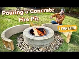 Pouring A Concrete Fire Pit Would I