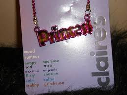 New Princess Mood Necklace Mood Changer Pink And Purple