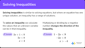 Solving Inequalities Gcse Maths