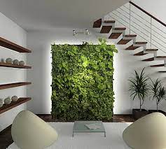 The wall gardens occupy minimum space; Indoor Vertical Garden Services In India The Leaf Landscape