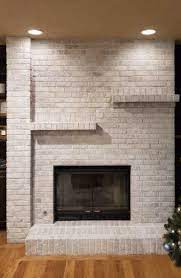 How To Whitewash A Brick Fireplace For