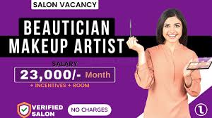 makeup artist salon job vacancy