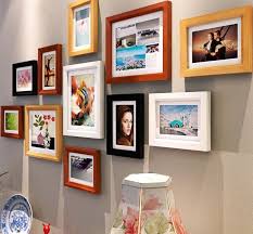 wooden picture frames displays 11