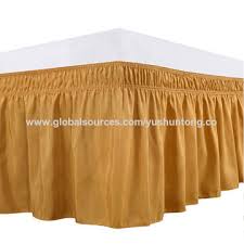 Bed Skirt With Split Corners Queen Size