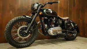 old royal enfield bullet modified into