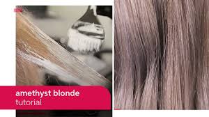 Illumina color permanent cream color, a sheer color that's luminous in every kind of light. How To Create Amethyst Blonde Hair With Illumina Color Wella Professionals Wellaeducation Youtube