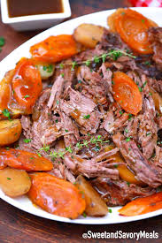 slow cooker red wine pot roast sweet