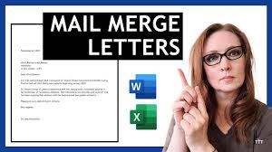 microsoft word using mail merge