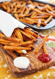 crispy baked sweet potato fries the