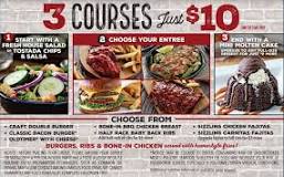 Are Chilis 3 for 10 entrees smaller?