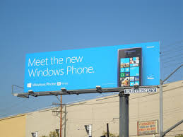 Billboard Advertisement Of Windows Phone This Billboard