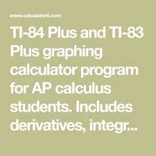 Ap Calculus Program