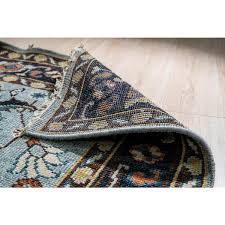 traditional knot area rug kr110bl6x9