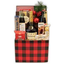 holiday hennessy gift basket