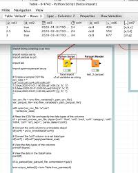 force knime to read csv columns as