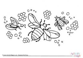 This particullar coloring sheet height & width is. Bee Colouring Pages