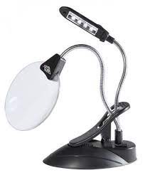 Table Top Led Light With Magnifying
