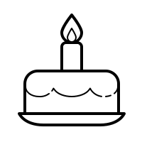 Birthday, cake, dessert svg vector icon. Birthday Cake Icons Free Download Png And Svg