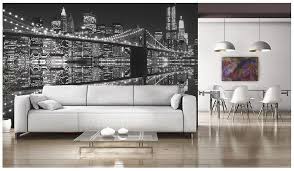 New York City Night Lights Giant Wall Mural