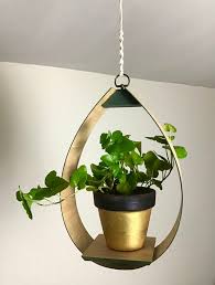 Ceiling Plant Hanger With Macrame