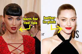 do these celebrities pull off red lipstick