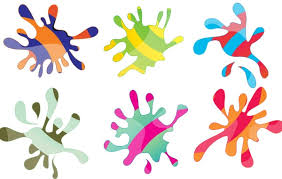 Colorful Splash Vectors Vol 3 Clipart