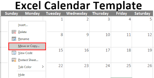 excel calendar template how to create