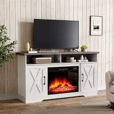 Electric Fireplace Inset Into Tv Stand
