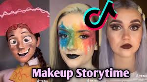 makeup storytime scary story tik tok
