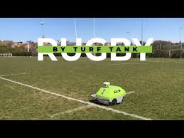 turf tank robot for rugby pitch