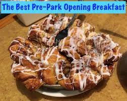 why a pre park opening breakfast at