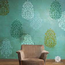 Large Wall Art Motif Stencils For