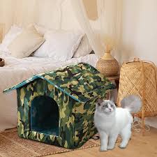 outdoor cat house weatherproof for