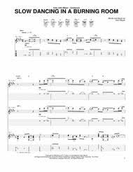 Played with my fender roadhouse deluxe stratocaster, with a dima. Slow Dancing In A Burning Room By John Mayer John Mayer Digital Sheet Music For Guitar Tab Download Print Hx 34664 Sheet Music Plus