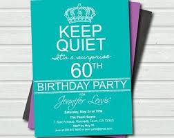 60th Birthday Party Invitation Template Aesthetecurator Com