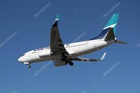 westjet airlines boeing 737 700 stock