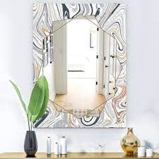 Maybe you would like to learn more about one of these? Designart Marbled Diamond 14 Modern Mirror Contemporary Large Wall Mirror Overstock 28003874