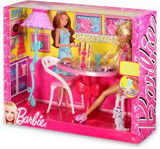 barbie glam dining room furniture and