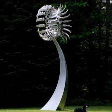 Kinetic Wind Sculpture Metal Garden