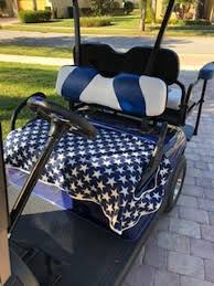 Golf Seat Cart Cover Star Patriotic