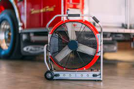 electric firefighting fan on swappable