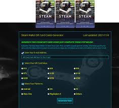 steam wallet code generator 2023 100